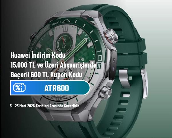 Huawei İndirim Kodu - 15.000 TL ve Üzeri Alışverişlerde Geçerli 600 TL Kupon Kodu Huawei İndirim Kodu - 15.000 TL ve Üzeri Alışverişlerde Geçerli 600 TL Kupon Kodu