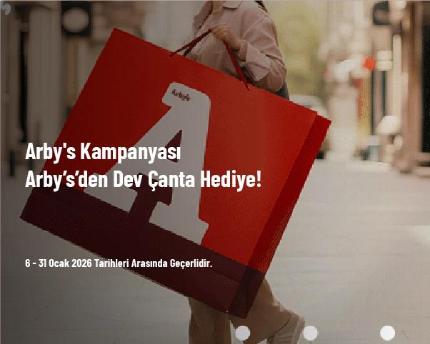 Arby's Kampanyası - Arby’s’den Dev Çanta Hediye Arby's Kampanyası - Arby’s’den Dev Çanta Hediye