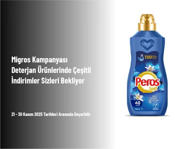 Migros Kampanyası - Deterjan Ürünlerinde Çeşitli İndirimler Sizleri Bekliyor Migros Kampanyası - Deterjan Ürünlerinde Çeşitli İndirimler Sizleri Bekliyor