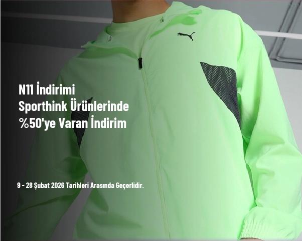 N11 İndirimi - Sporthink Ürünlerinde %50'ye Varan İndirim N11 İndirimi - Sporthink Ürünlerinde %50'ye Varan İndirim