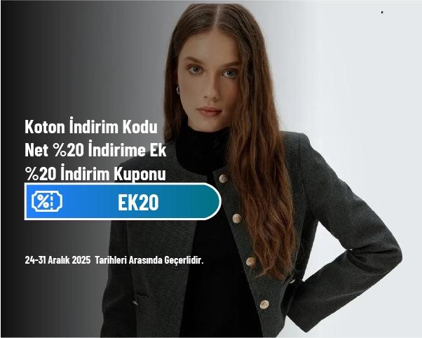 Koton İndirim Kodu - Net %20 İndirime Ek %20 İndirim Kuponu Koton İndirim Kodu - Net %20 İndirime Ek %20 İndirim Kuponu
