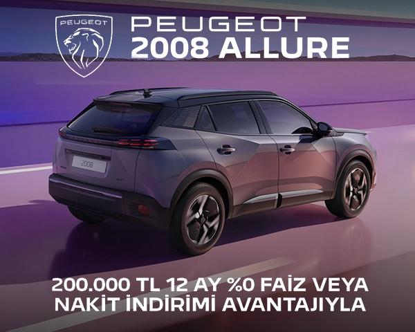2008 : PEUGEOT 2008 Allure, 200.000 TL 12 ay %0 faiz avantajıyla 2008 : PEUGEOT 2008 Allure, 200.000 TL 12 ay %0 faiz avantajıyla