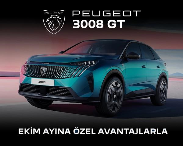 Yeni PEUGEOT 3008, Ekim Ayına Özel Avantajlarla Yeni PEUGEOT 3008, Ekim Ayına Özel Avantajlarla