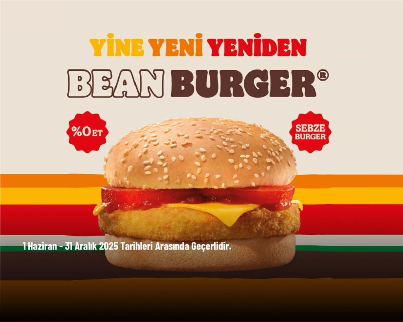 Burger King Kampanyası - Bean Burger Kampanyası ile Bu Muhteşem Lezzet Tekrar Satışta! Burger King Kampanyası - Bean Burger Kampanyası ile Bu Muhteşem Lezzet Tekrar Satışta!