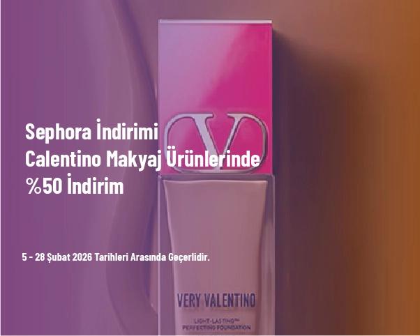 Sephora İndirimi - Calentino Makyaj Ürünlerinde %50 İndirim Sephora İndirimi - Calentino Makyaj Ürünlerinde %50 İndirim