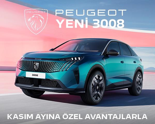 PEUGEOT 3008, Kasım ayına özel avantajlarla PEUGEOT 3008, Kasım ayına özel avantajlarla