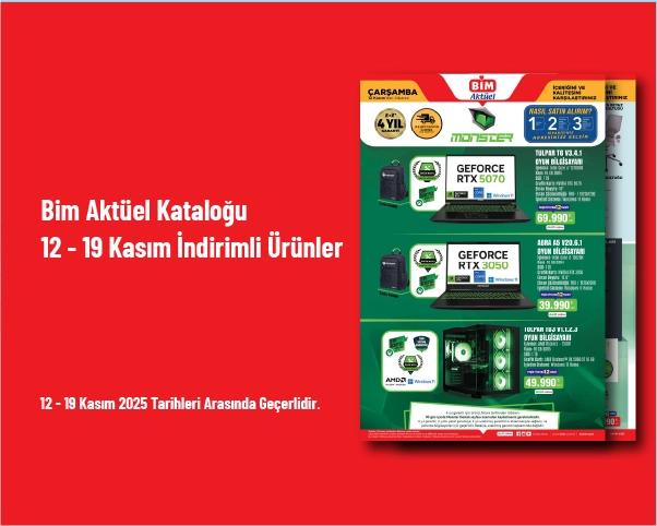 Bim Aktüel Kataloğu - 12 - 19 Kasım İndirimli Ürünler Bim Aktüel Kataloğu - 12 - 19 Kasım İndirimli Ürünler