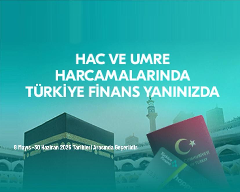 Hac-Umre Kampanyası - Happy Bonus Kartınızla %5 Ekstre İndiriminden ve Suudi Arabistan ATM’lerinde Ücretsiz İşlem İmkanından Yararlanın Hac-Umre Kampanyası - Happy Bonus Kartınızla %5 Ekstre İndiriminden ve Suudi Arabistan ATM’lerinde Ücretsiz İşlem İmkanından Yararlanın
